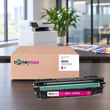 Hp 655A CF453A Kırmızı Muadil Toner - Çipli / Color LaserJet Enterprise M652 / M653 / MFP M681 / M682