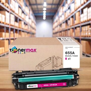 Hp 655A CF453A Kırmızı Muadil Toner - Çipli / Color LaserJet Enterprise M652 / M653 / MFP M681 / M682