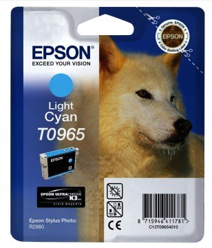 Epson T0965 / Stylus Photo R2880 Açık Mavi Orjinal Kartuş