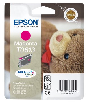 Epson T0613 / D68 / D88 / D3850 / D4200 / DX3800 / DX3850 / DX4200 / DX4250 / DX4800 / DX4850 Kırmızı Orjinal Kartuş
